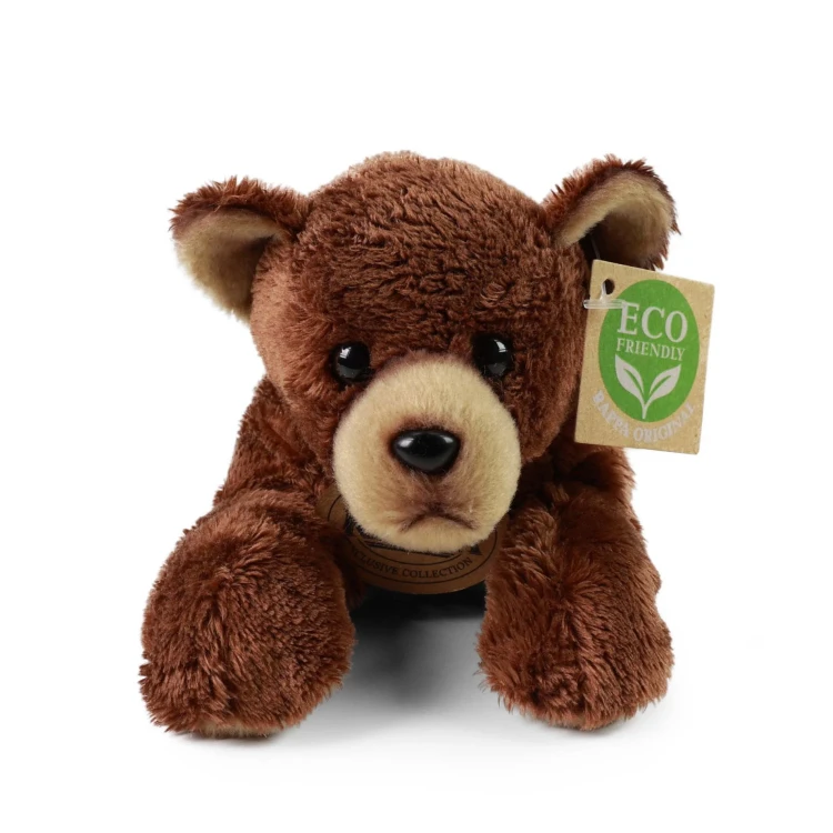 maskotka niedźwiedź brązowy pluszak realistyczny niedźwiadek przód