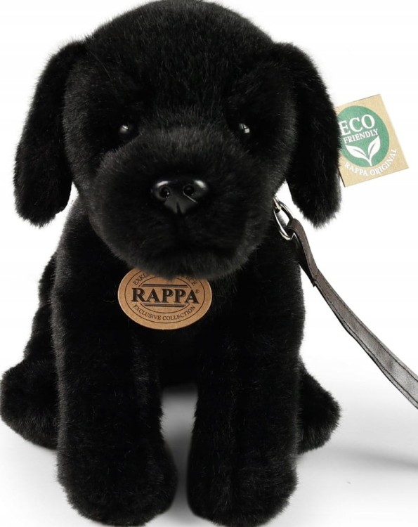 Pluszak Maskotka Piesek Labrador Szczeniak Czarny Eco Friendly 25cm