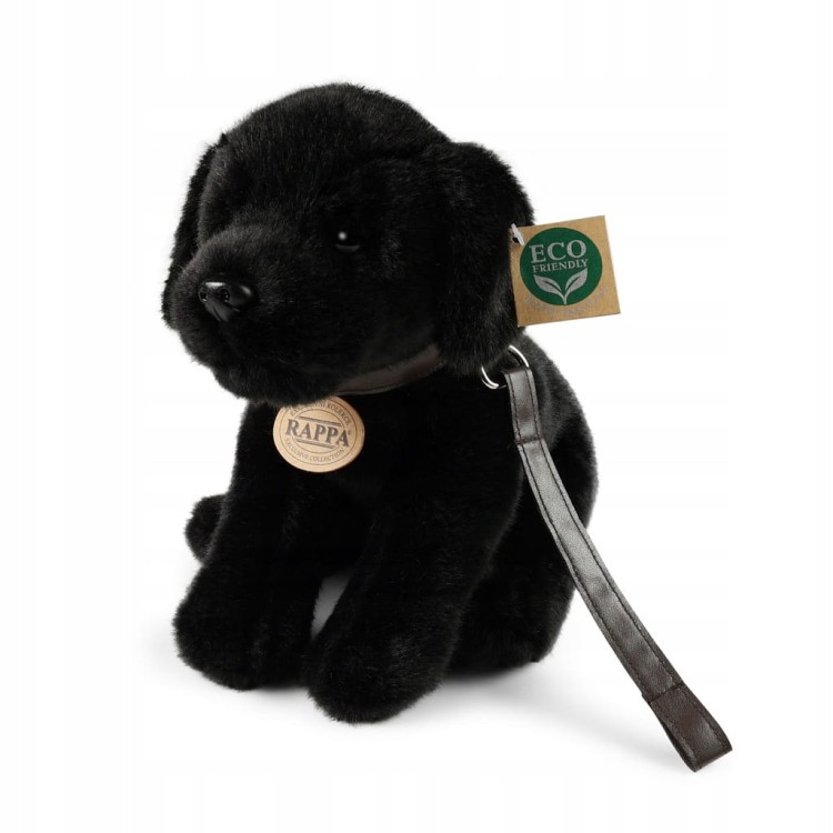 Pluszak Maskotka Piesek Labrador Szczeniak Czarny Eco Friendly 25cm