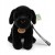 Pluszak Maskotka Piesek Labrador Szczeniak Czarny Eco Friendly 25cm