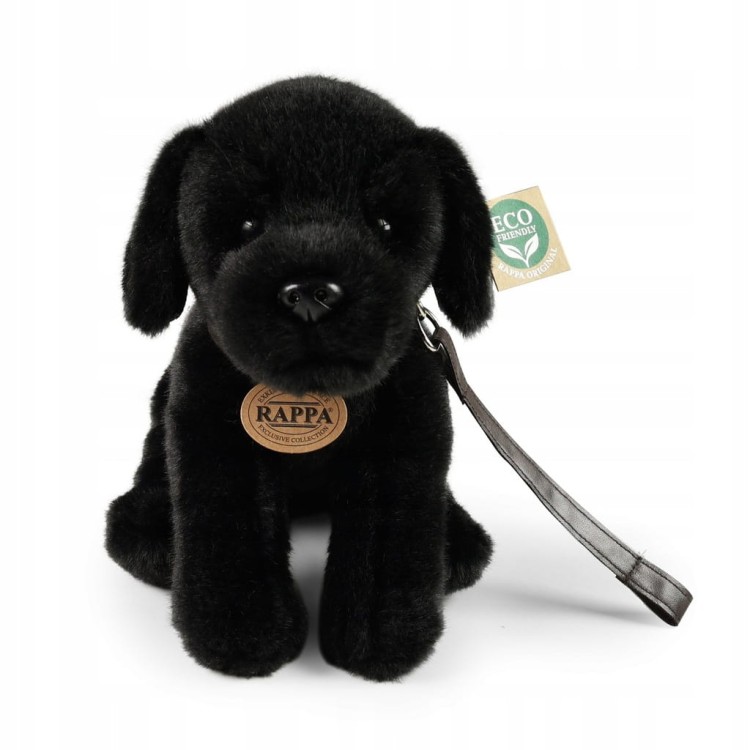 Pluszak Maskotka Piesek Labrador Szczeniak Czarny Eco Friendly 25cm