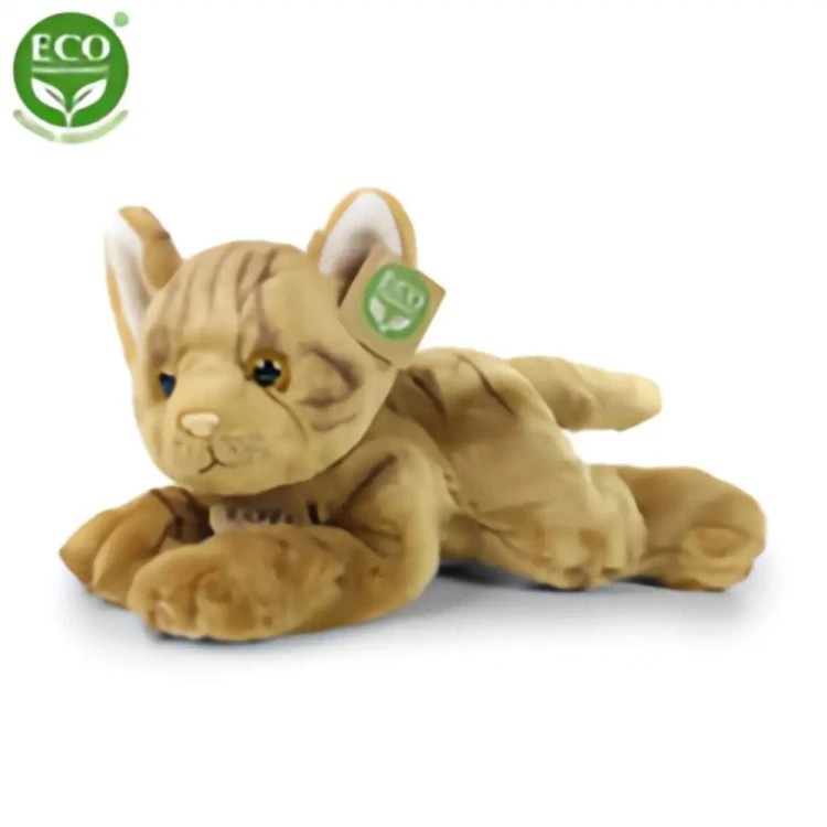 Pluszak maskotka Kotek Leżący Eco Friendly 30cm Prezent