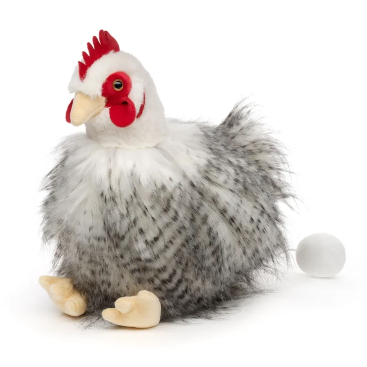 pluszak kura z jajkiem Uni-Toys 26 cm