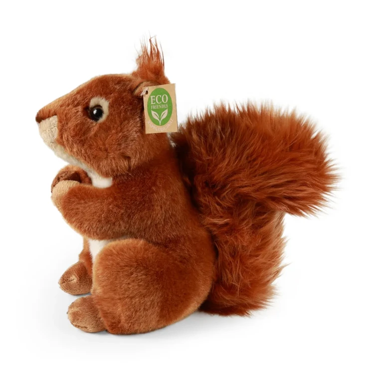 maskotka wiewiórka z puszystym ogonem