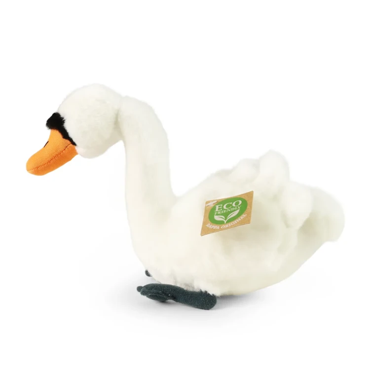 pluszak łabędź realistyczna maskotka ptaka