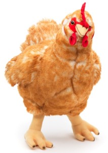 MASKOTKA PLUSZAK KURA Z JAJEM 33CM