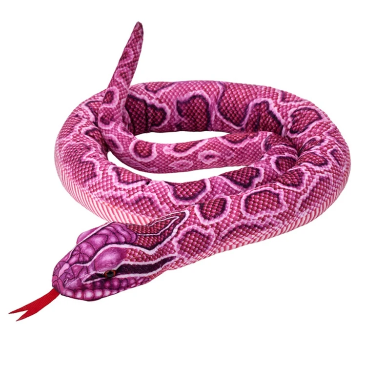pluszak wąż różowy Beppe 180 cm