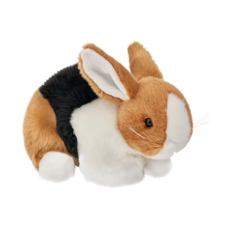 maskotka królik brązowy czarny