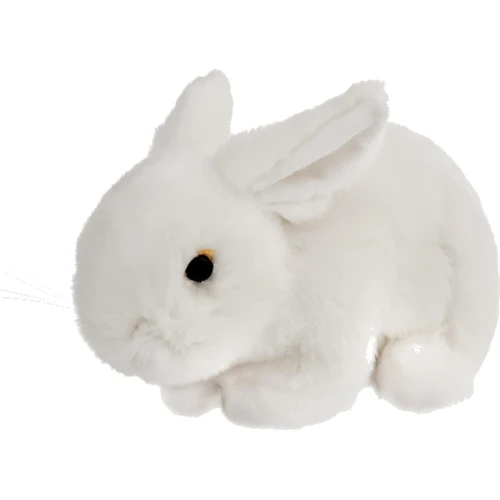 maskotka królik biały miękki