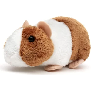 biało brązowa świnka morska pluszak 15 cm