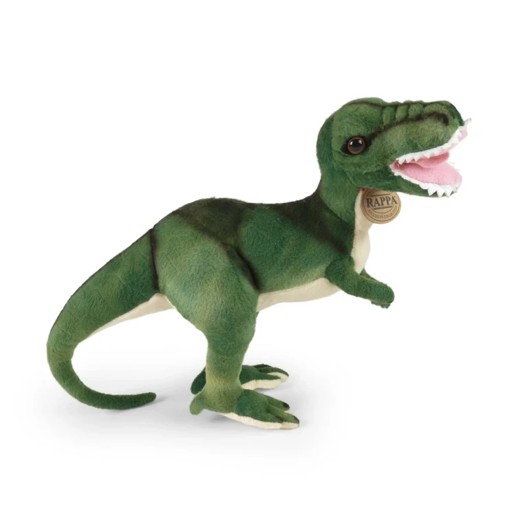 realistyczny dinozaur pluszowy zielony