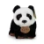 realistyczna panda pluszak czarno biały