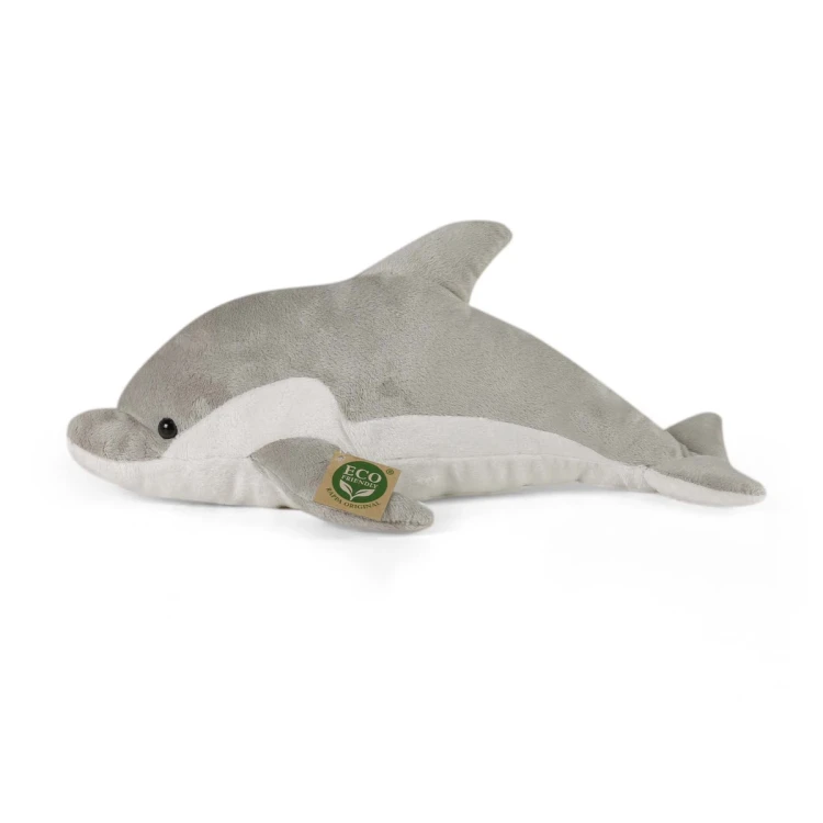 przytulanka delfin w naturalnej pozycji pływania