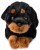 realistyczny pies rottweiler pluszak
