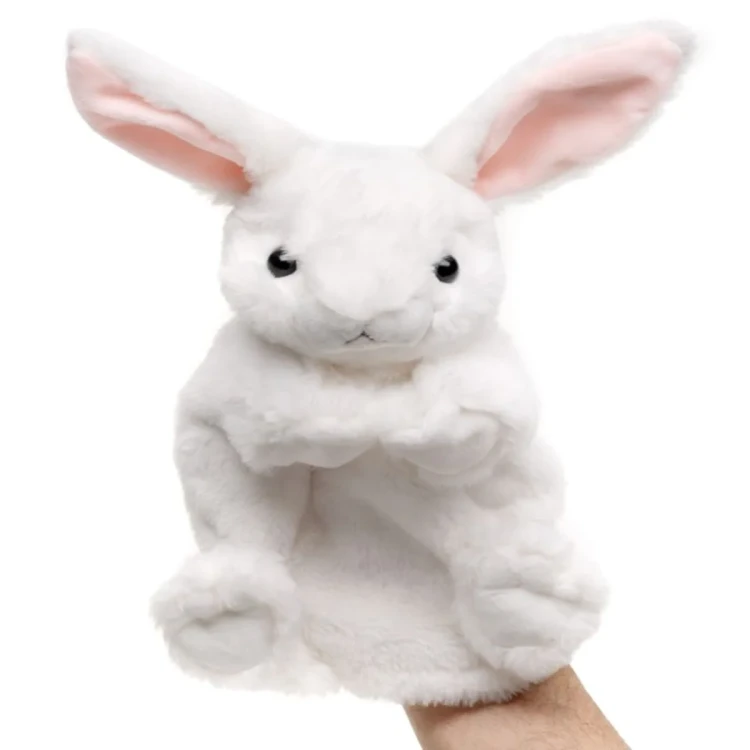 maskotka królik na rękę eco friendly Uni-Toys