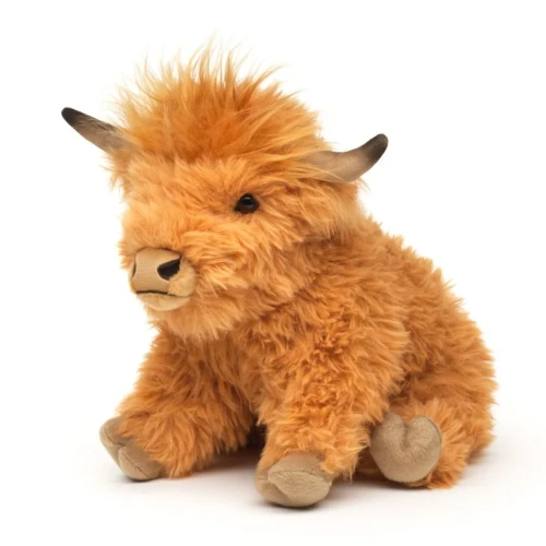 maskotka Highland siedząca z rogami 28 cm