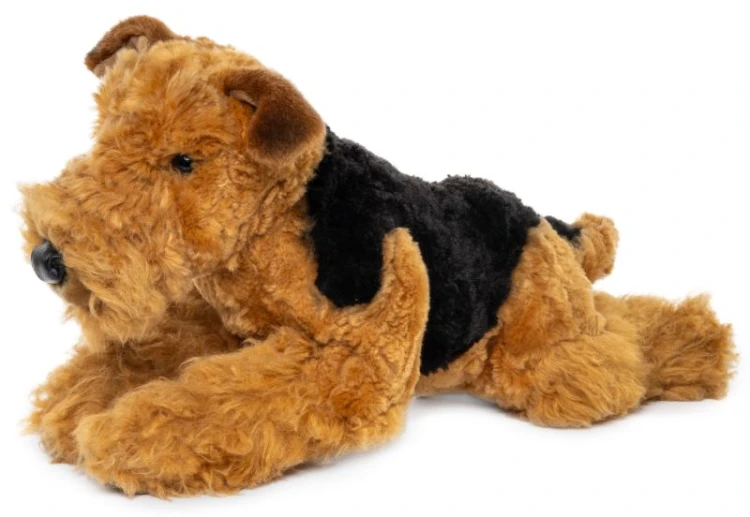 pluszowy Airedale Terrier leżący Uni-Toys 43 cm