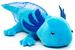 niebieski aksolotl pluszowy Uni-Toys 32 cm
