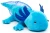 niebieski aksolotl pluszowy Uni-Toys 32 cm