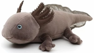 brązowo szary aksolotl pluszowy Uni-Toys 32 cm