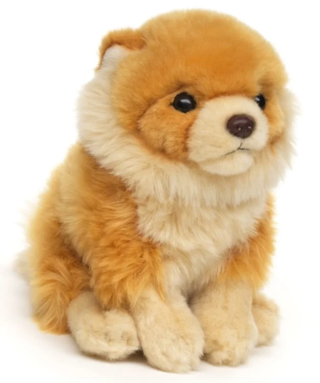 puszysty pomeranian pluszak Uni-Toys 17 cm