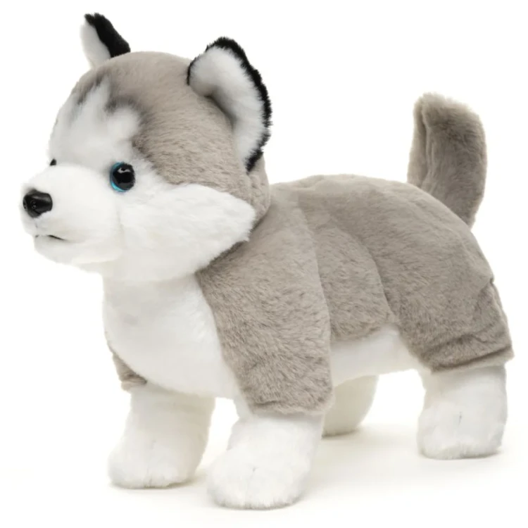 realistyczny husky jako przytulanka dla dziecka