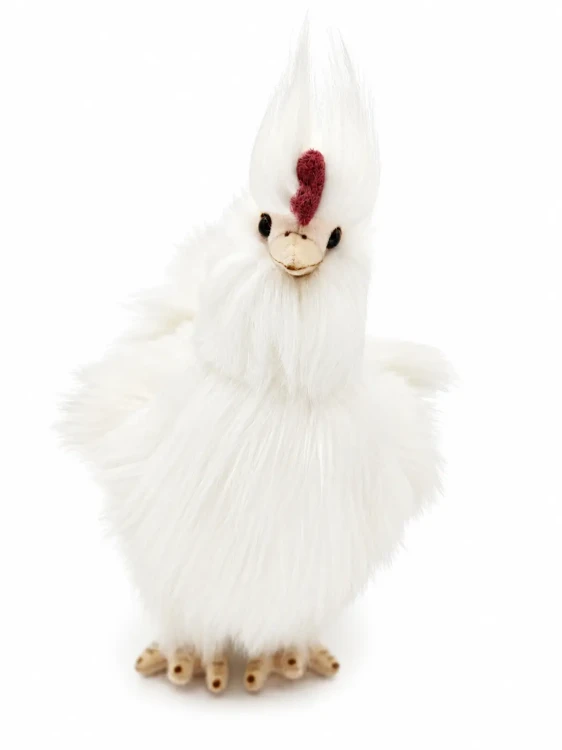 biała kura pluszak Beppe 34 cm