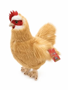 brązowa kura pluszak Beppe 34 cm