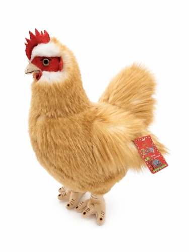 brązowa kura pluszak Beppe 34 cm