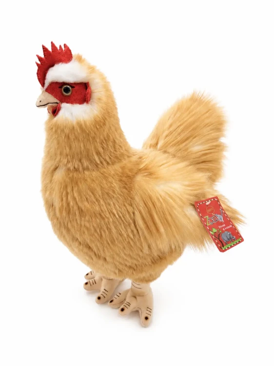 brązowa kura pluszak Beppe 34 cm