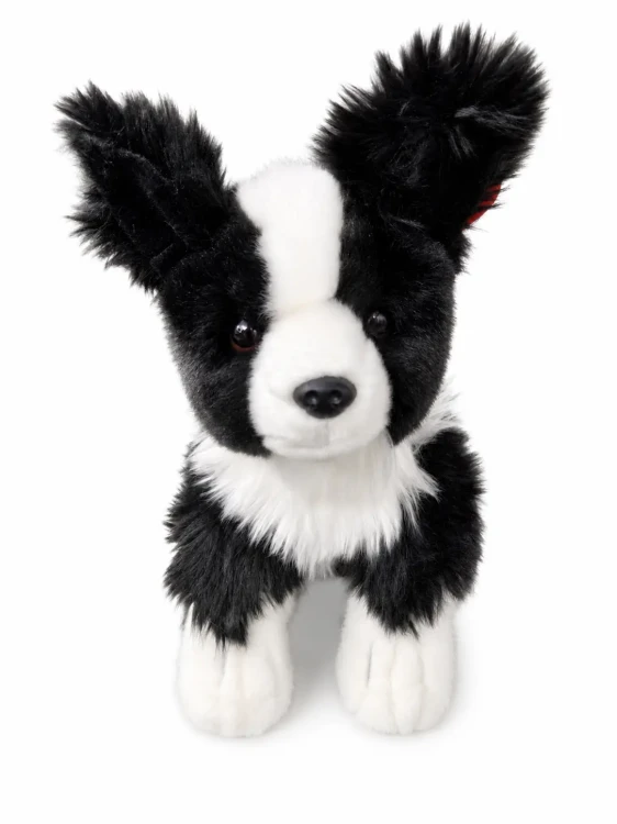 border collie Beppe 25 cm siedzący