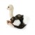 Maskotka struś Rappa Plush World widok z tyłu