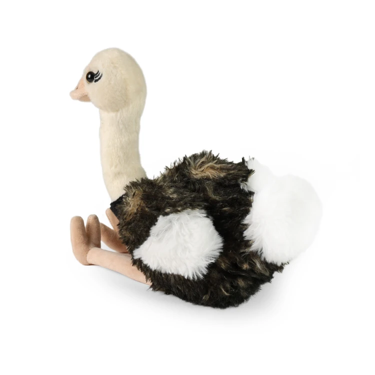 Maskotka struś Rappa Plush World widok z tyłu