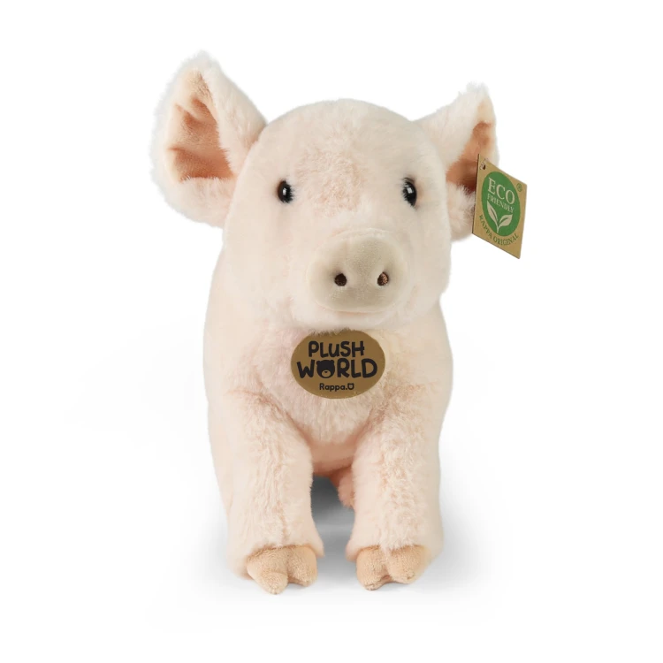 Pluszak świnka Rappa 28 cm Plush World widok z przodu