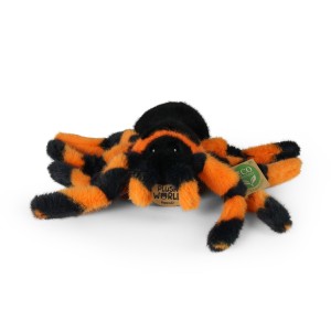 Pluszowy pająk tarantula Rappa czarno-pomarańczowy
