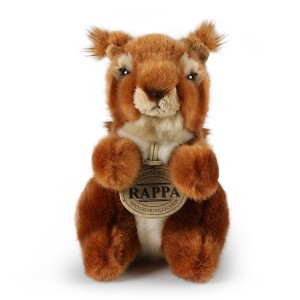 Ruda pluszowa wiewiórka Rappa 16 cm