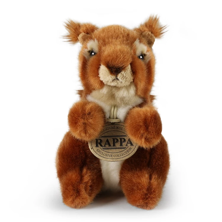 Ruda pluszowa wiewiórka Rappa 16 cm