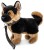 Pluszowy owczarek niemiecki ze smyczą Uni-Toys 27 cm – eco friendly maskotka