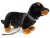 Pluszowy Jamnik Uni-Toys 34 cm – realistyczna hipoalergiczna maskotka