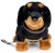 Pluszowy Jamnik Uni-Toys 34 cm – realistyczna hipoalergiczna maskotka
