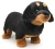 Pluszak jamnik Uni-Toys 34 cm – stojący