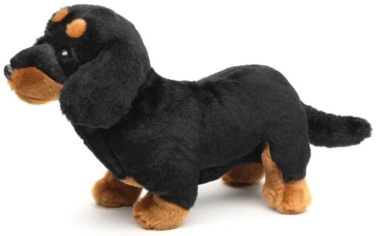 Pluszak jamnik Uni-Toys 34 cm – stojący