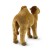 Brązowy pluszak dromader z jednym garbem