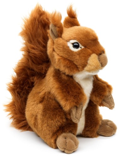 Ruda pluszowa wiewiórka Uni-Toys 22 cm
