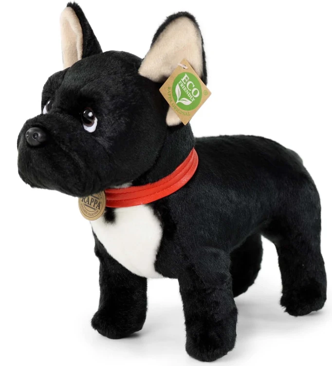 Pluszowy Pies Buldog Rappa 30cm – realistyczna maskotka eco friendly