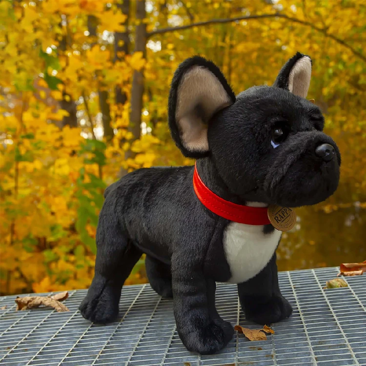 Pluszowy Pies Buldog Rappa 30cm – realistyczna maskotka eco friendly