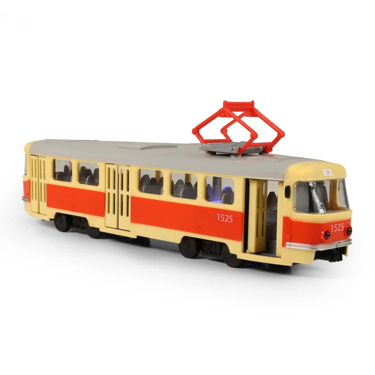 Tramwaj T3 28 cm z zapowiedziami przystanków Rappa
