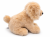 Pluszak Golden Retriever siedzący widok z boku