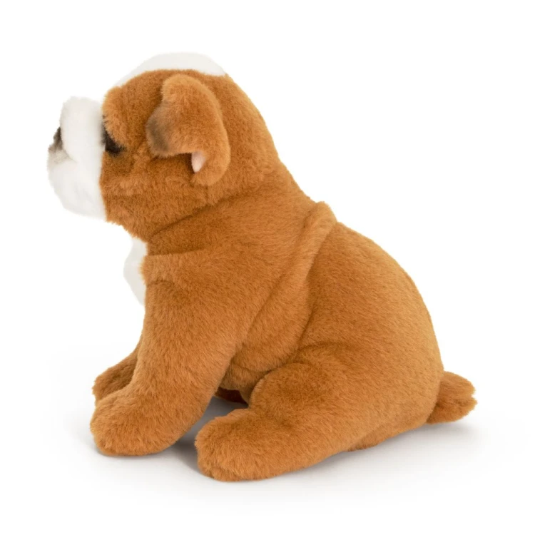 Pluszak buldog angielski 25 cm brązowo-biały Living Nature