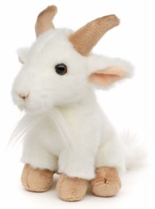 Pluszak koza górska 20 cm Uni-Toys biała